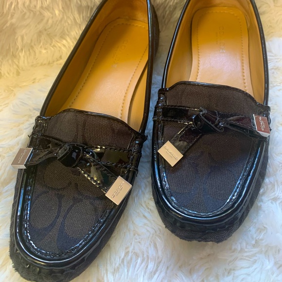 Ladies Coach Loafers.
